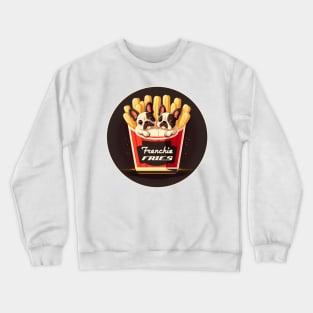 Frenchie fries #1 - French bulldogs & French fries Crewneck Sweatshirt